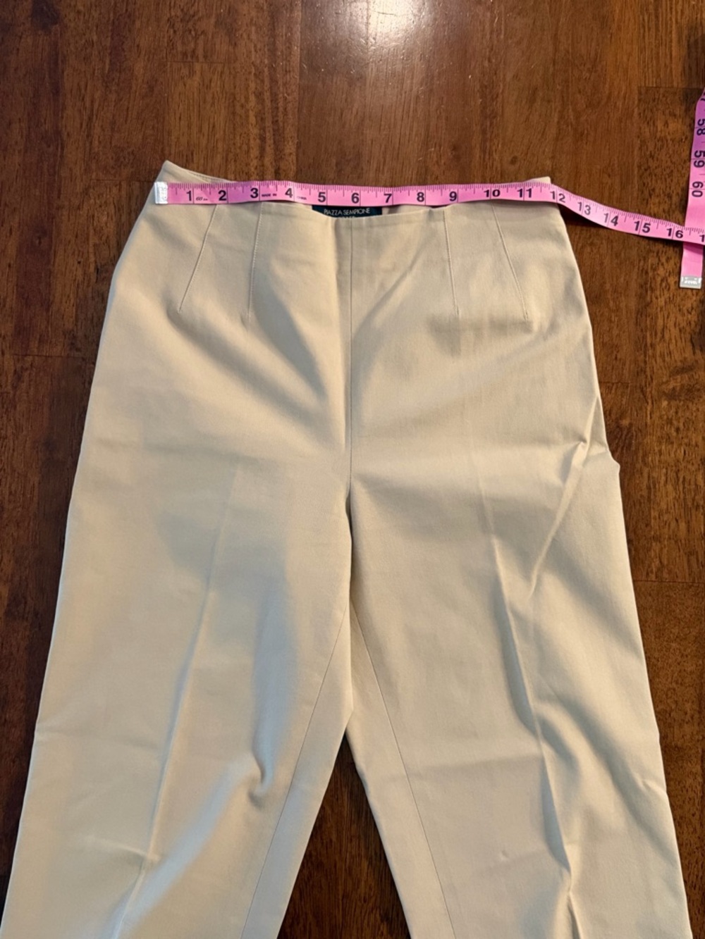 Piazza Sempione Marion Tailored Camel Straight-Leg Trousers Sz 6 - Picture 5 of 8